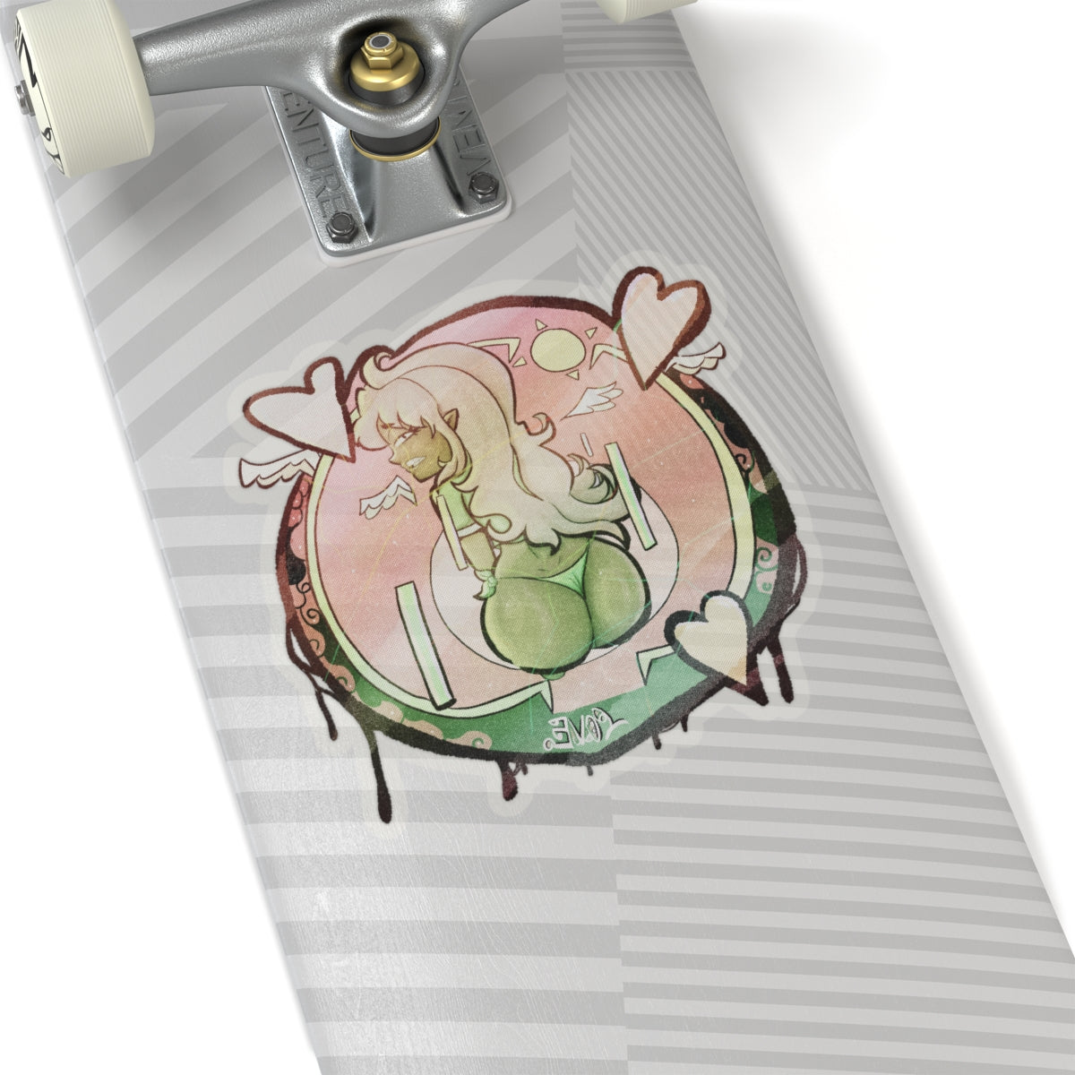 Ebony Babe Reverse Cowgirl Ass Grind - Thicc Cheeks - NSFW Adult Anime Sticker