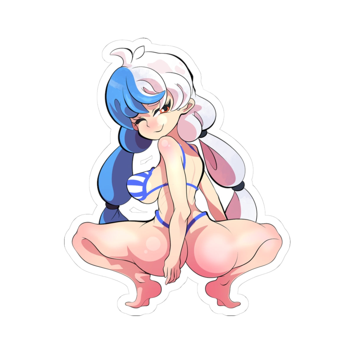 (Anaconda Meme) Anime Booty Sticker-Azure