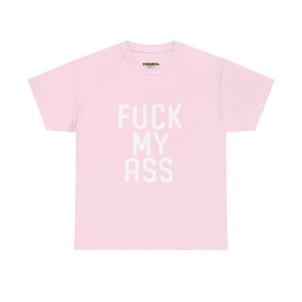 "Fuck My Ass" Pink Tee Begs for Deep Anal Pounding - NSFW Adult Anime T-Shirt