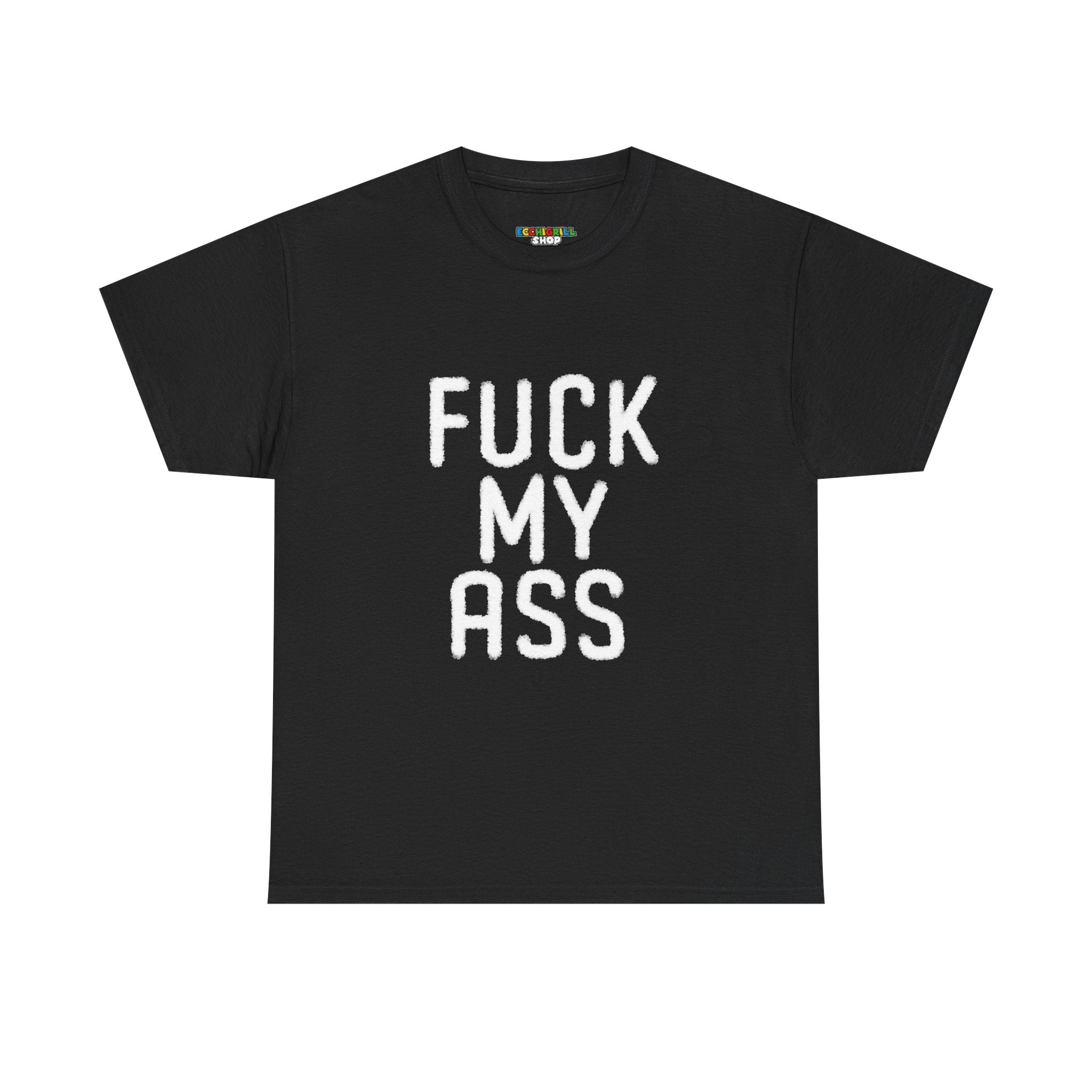 "Fuck My Ass" Pink Tee Begs for Deep Anal Pounding - NSFW Adult Anime T-Shirt