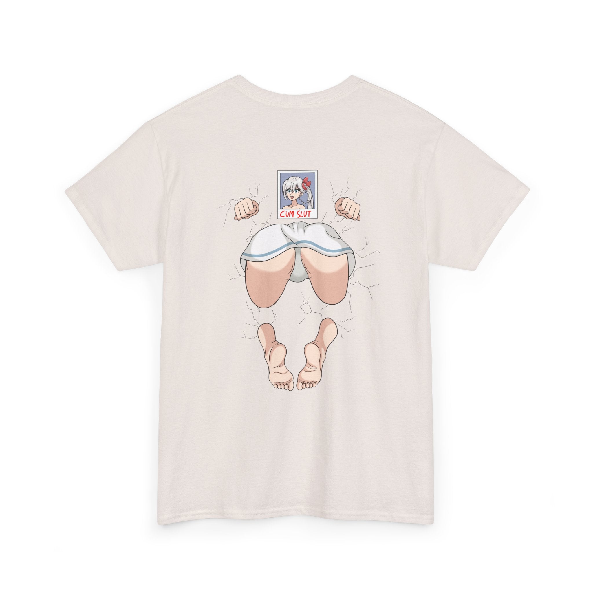 Kinky Woman in Wall Unisex Tee, Unique Surreal Shirt, BDSM Gift, Sexy Graphic