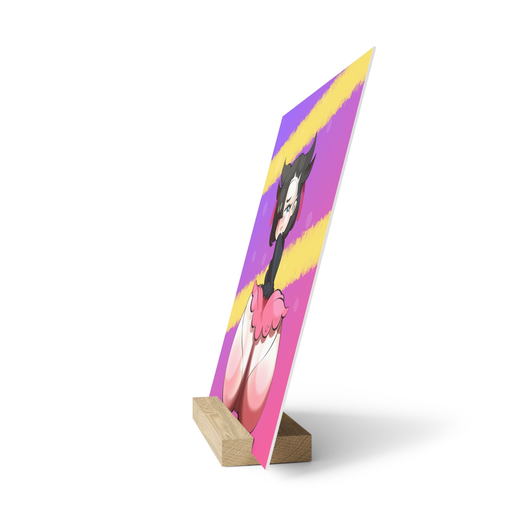Anime Pinup Gallery Board with Wood Stand — Bubble Ass Hentai Booty Spread