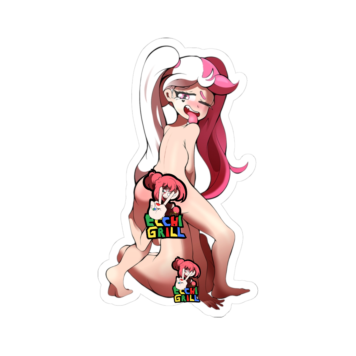 Extreme Anal Vore Hentai Anime Girls Nude Ahegao Facesitting Ass Absorption - NSFW Adult Anime Sticker